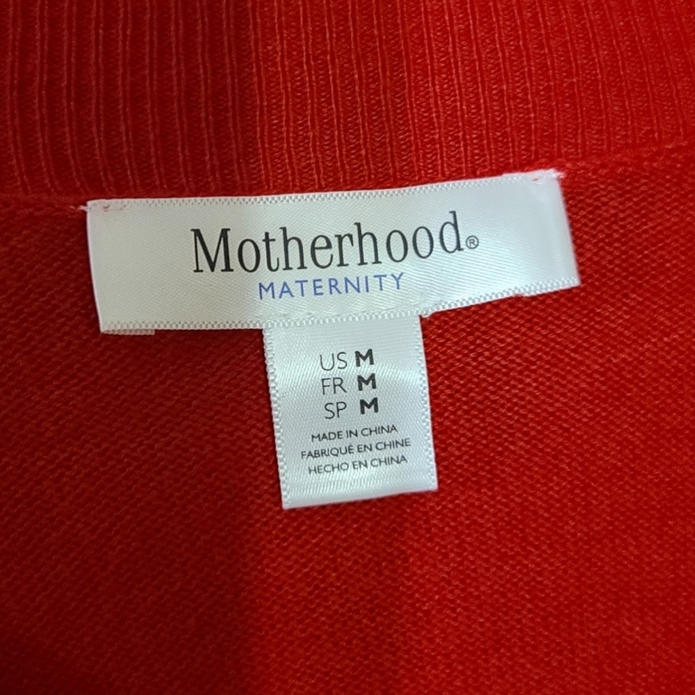 Motherhood Maternity Long Sleeve V-Neck  Sweater And T-Shirt Bundle, Size M - Picture 7 of 7